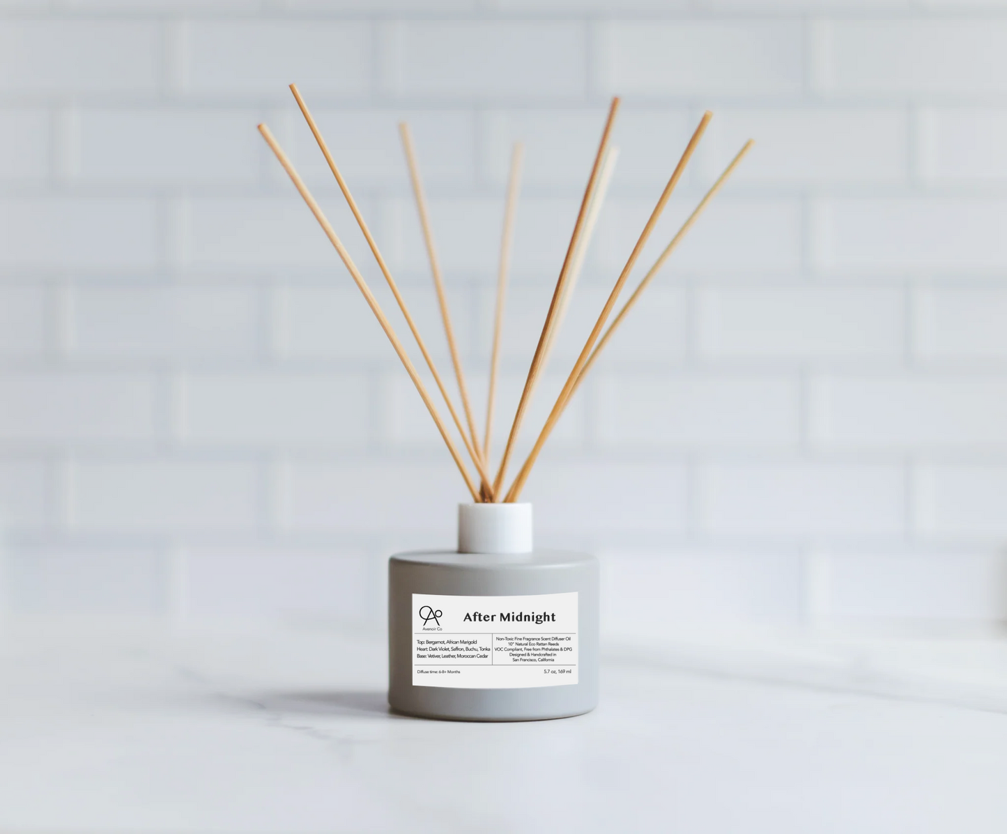 After Midnight - Large Modern Reed Diffuser