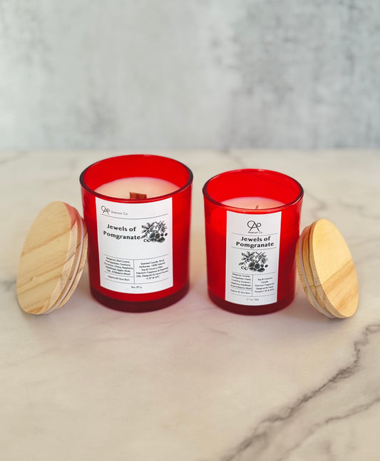 Jeweled Pomegranate Scented Candle