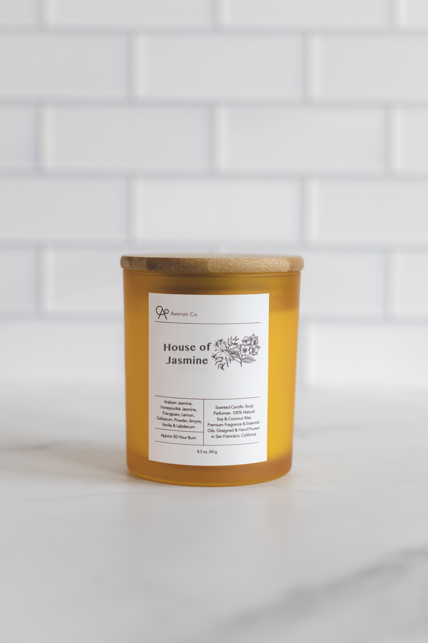 House of Jasmine Scented Candle