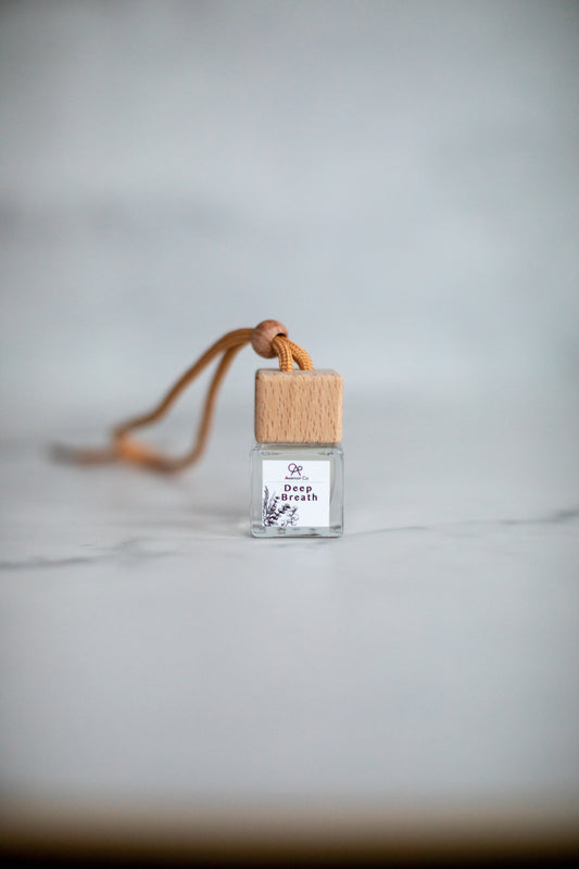 Deep Breath - Hanging Car Wood Diffuser
