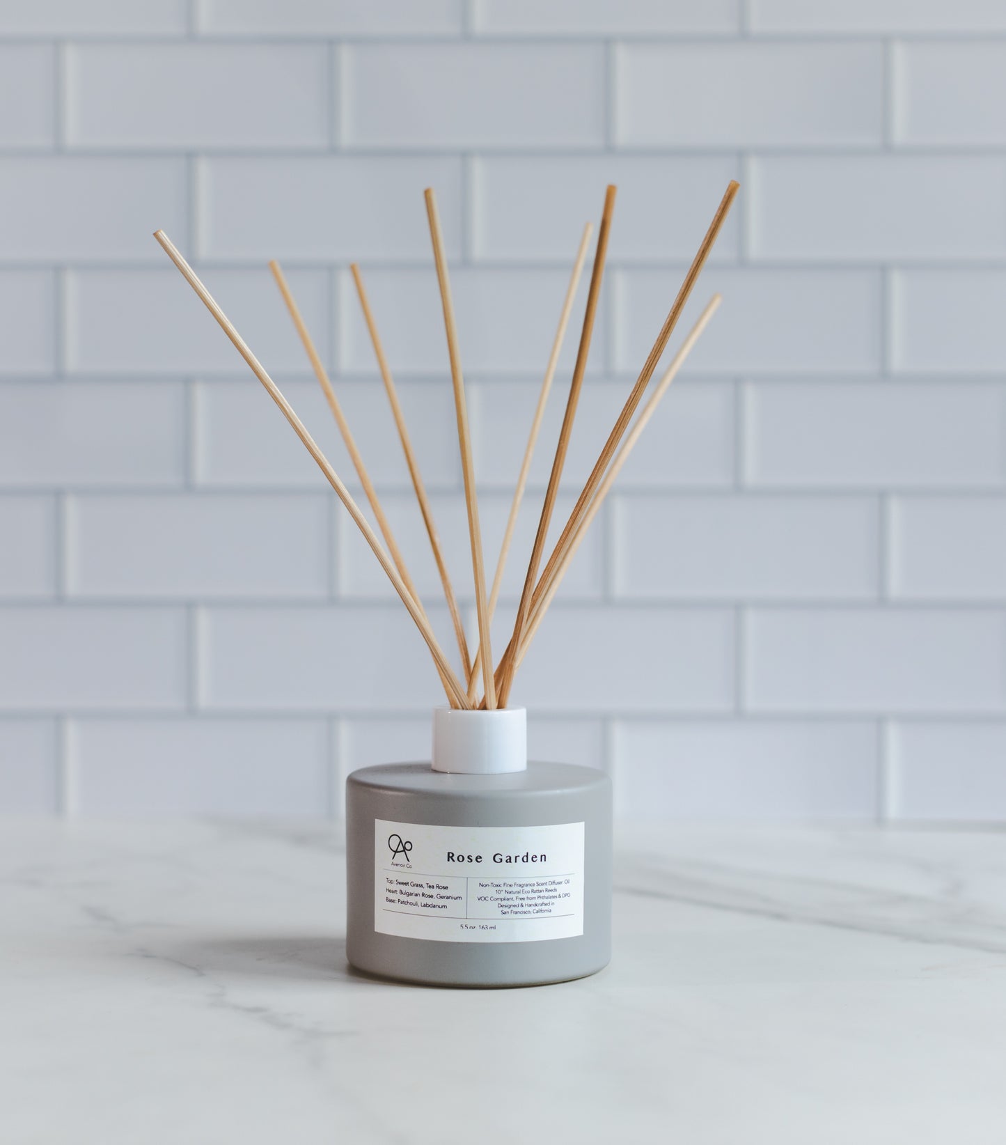 Rose Garden - Large Modern Reed Diffuser