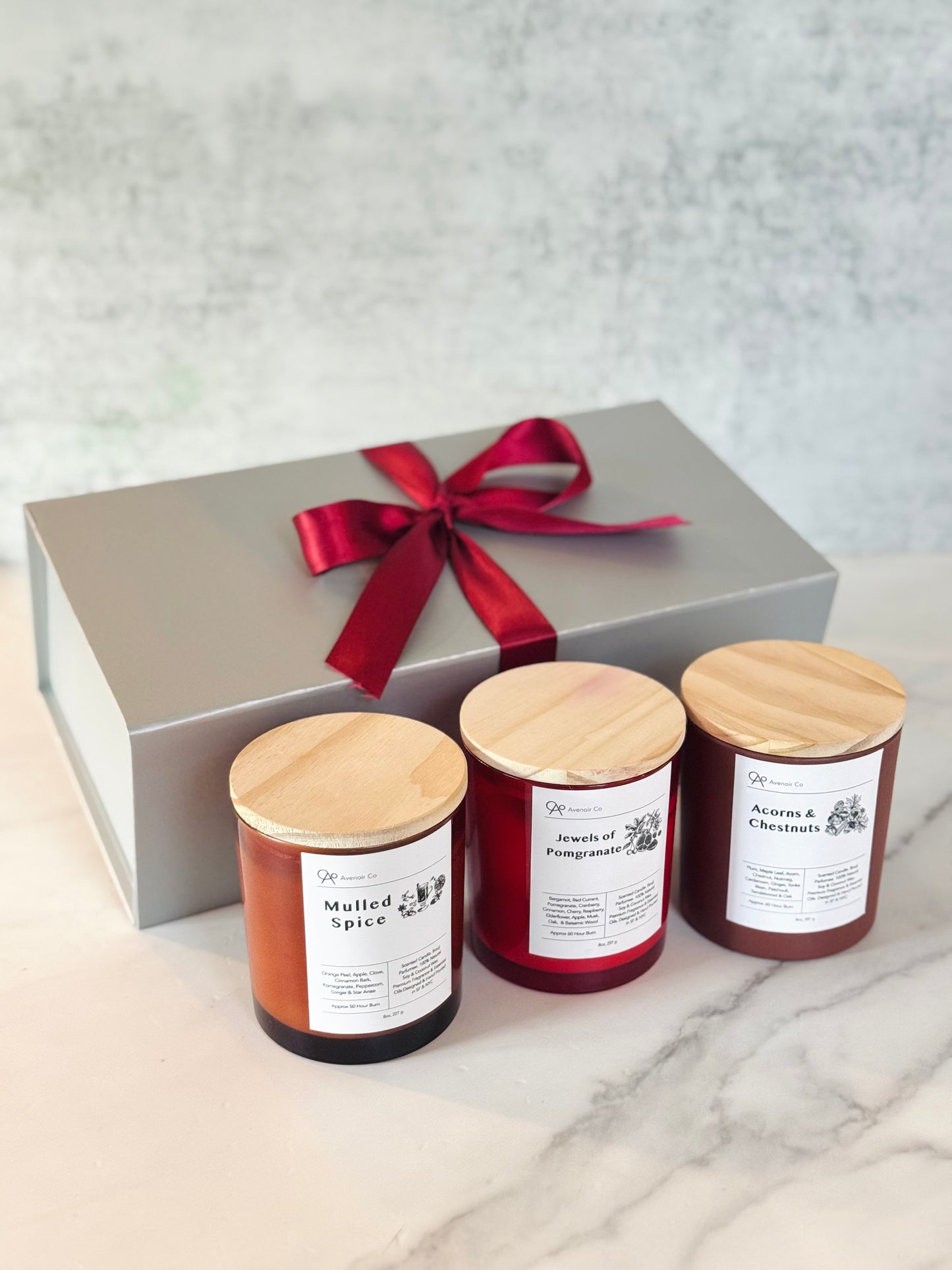 Holiday Magic Gift Set: Joyful Gatherings Candle Trio