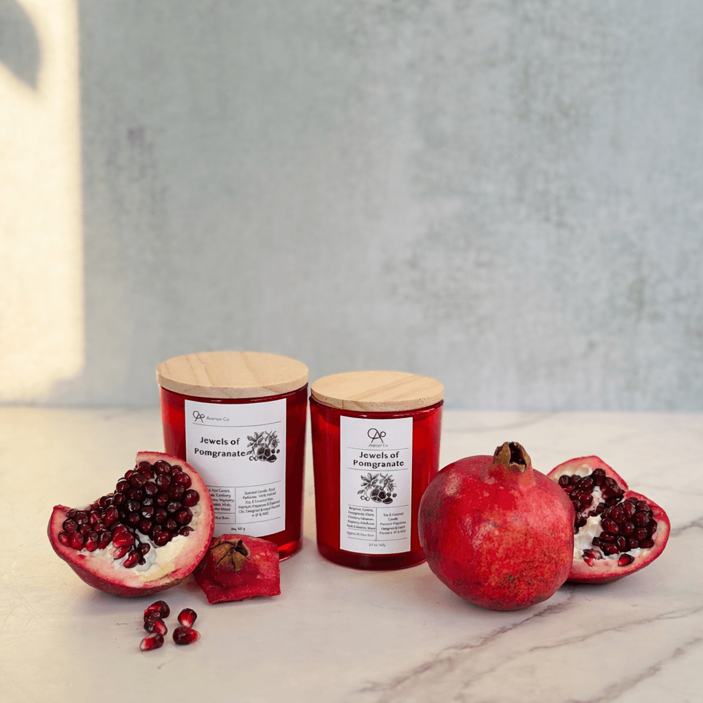 Jeweled Pomegranate Scented Candle