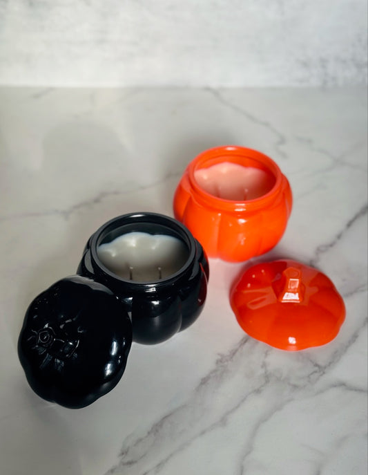 Elegant Large Pumpkin Jar Scented Candle