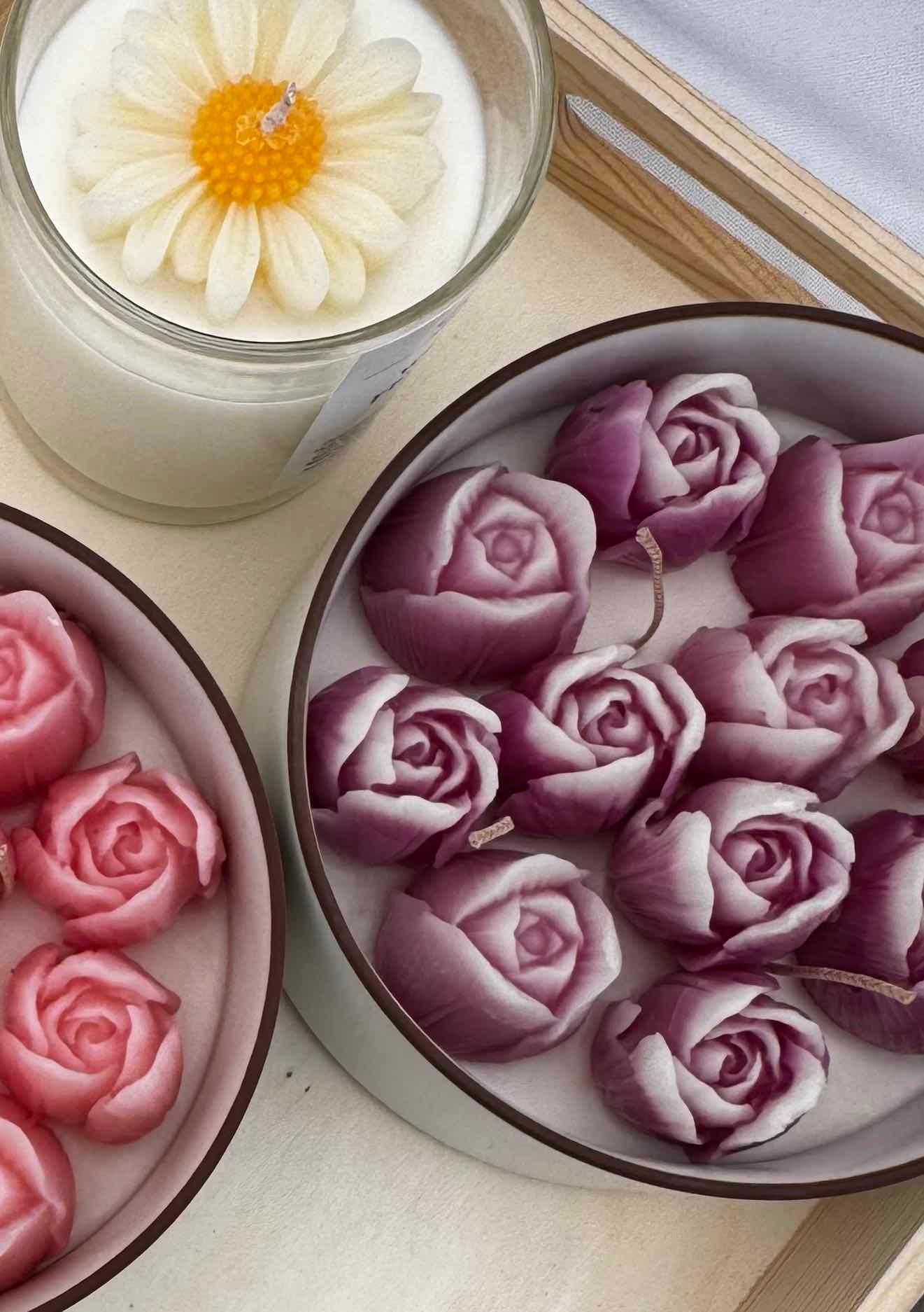 Tulip Fields - Colored Large 4-Wick Bouquet Candle
