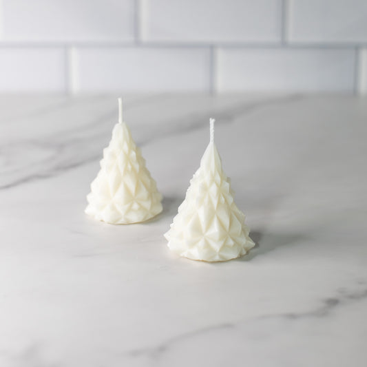 The Geo Set - Mini Geometric Tree Sculpture Candles