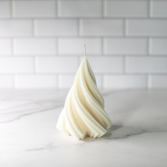 The Cora Candle - Conical Tree Sculpture Candle