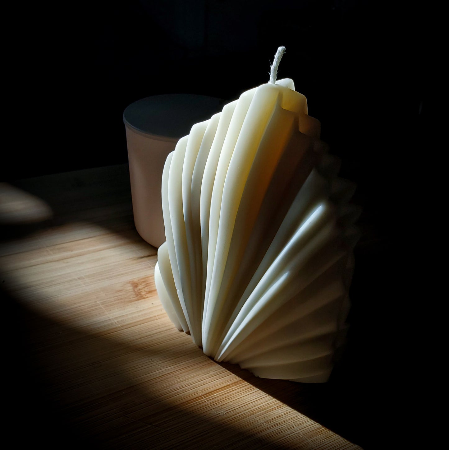 The Shima Candle - Large Abstract Shell Sculpture Candle