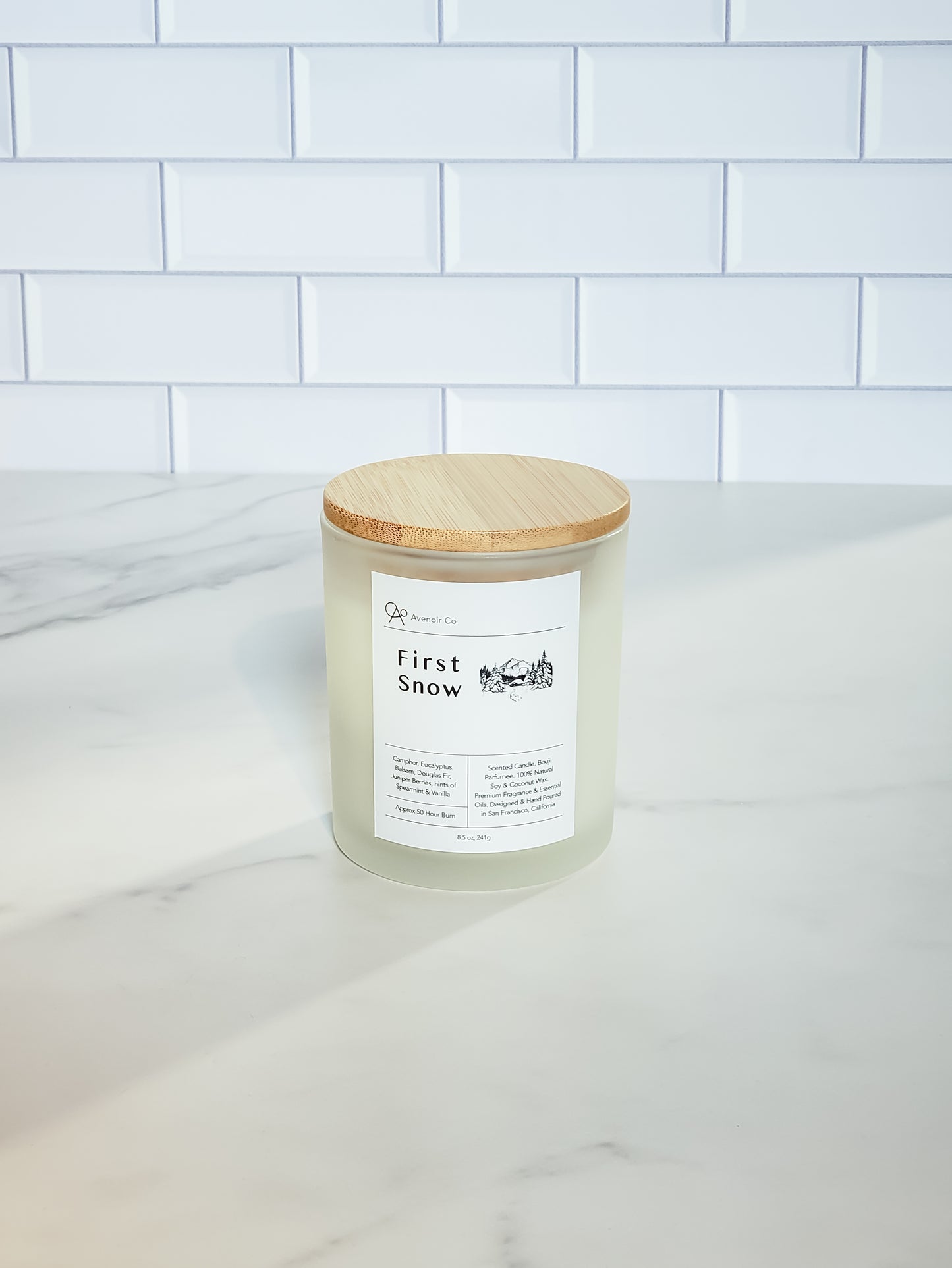 First Snow Scented Candle